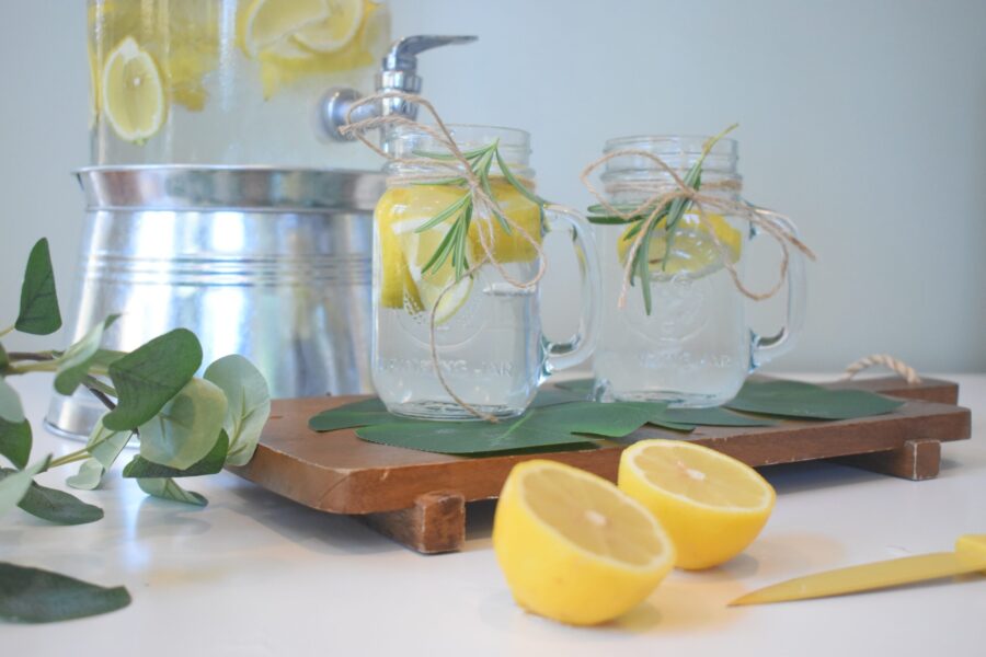 Water with lemon